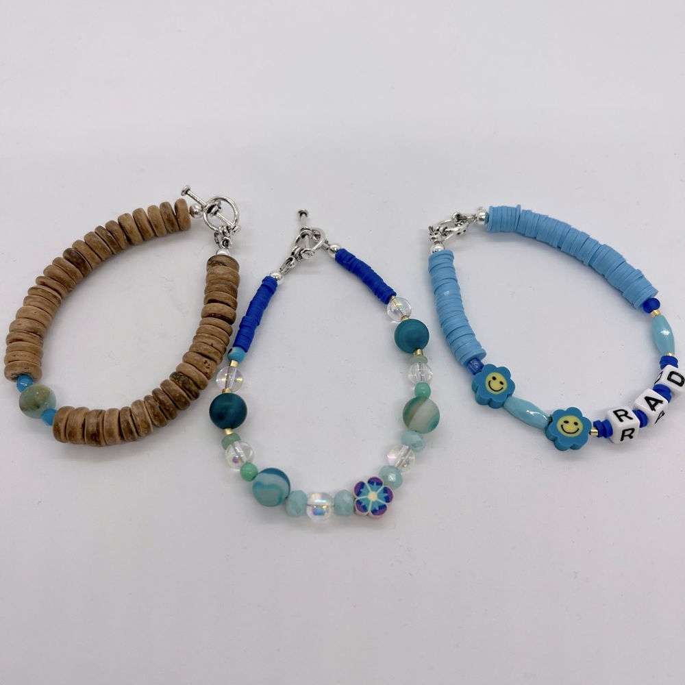 Rad handmade bracelet set of 3